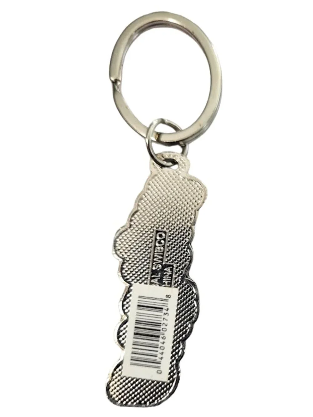 SWIBCO NW0T Yellow & Black Galaxy Keychain Silver Metal WILD THING